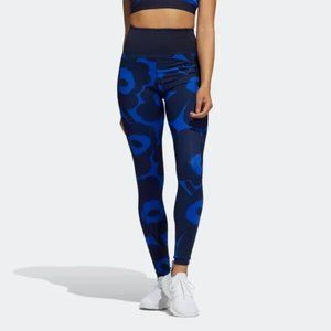 Adidas x Marimekko Believe This Legging Training Tights Size XS Blue